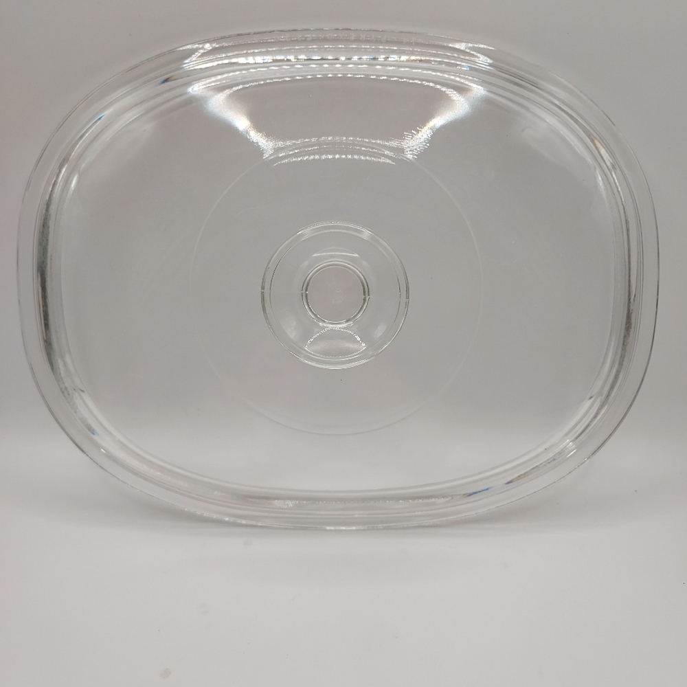 Pyrex Glass Oval Replacement Lid F12C for Corning Ware Casserole Dish. 9" X 7"